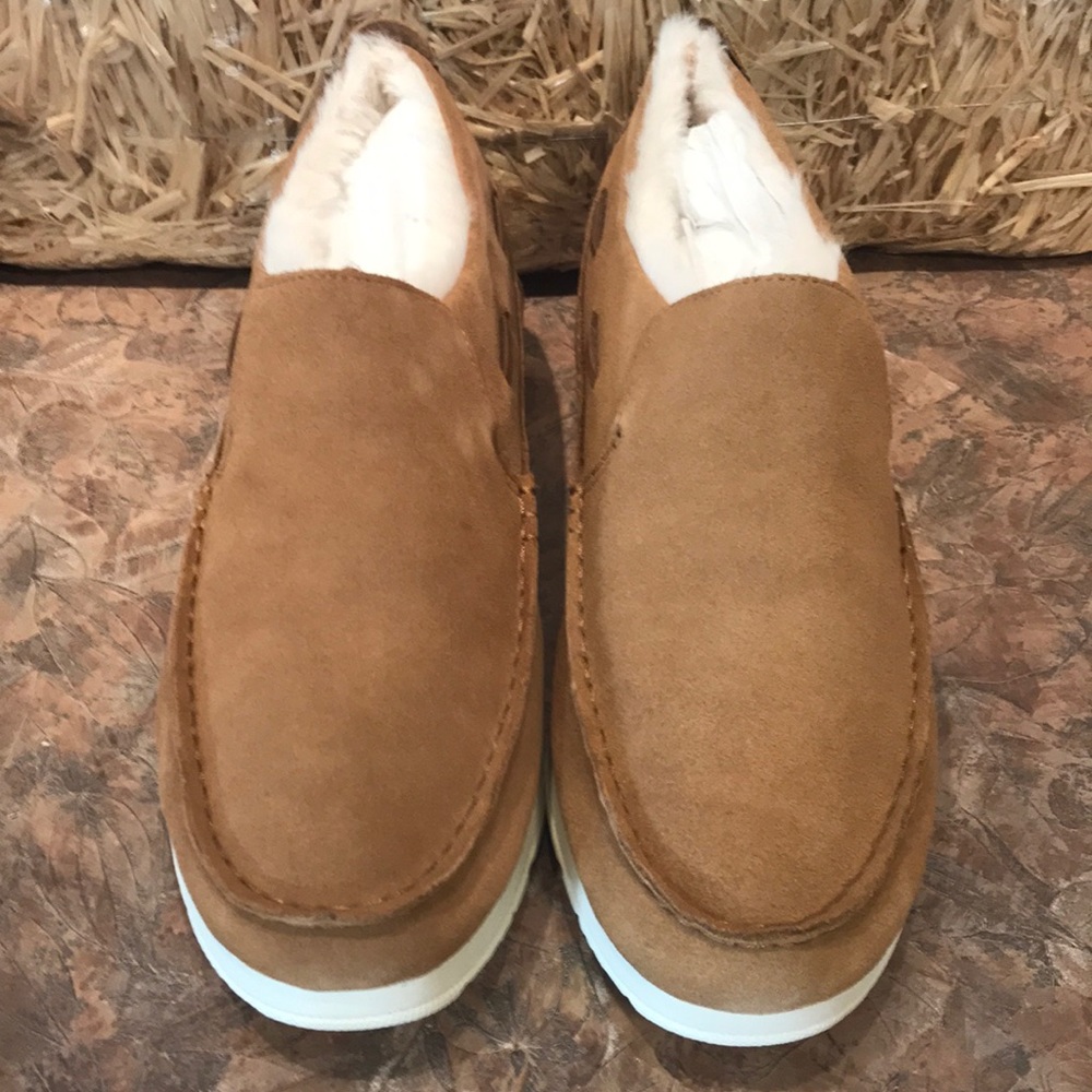 Sperry men’s slip on suede moccasin inspired shoes